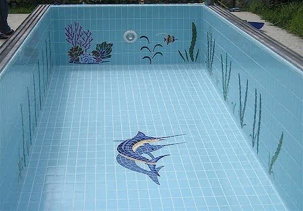 Отделка бассейна плиткой