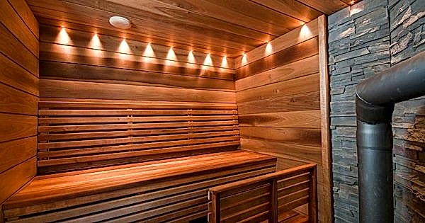Отделка стен сауны
