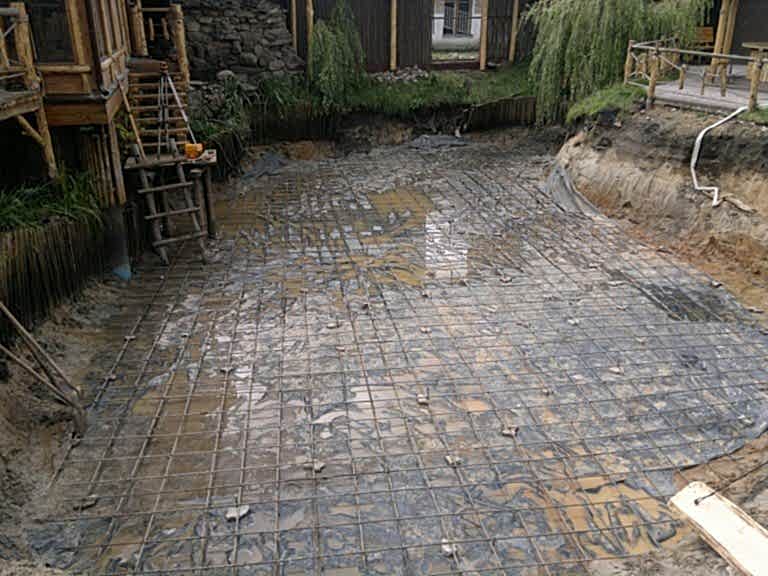 Строительство бетонного бассейна в Астане