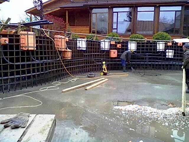 Установка закладных под оборудование